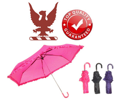 Plain Frilly Umbrella